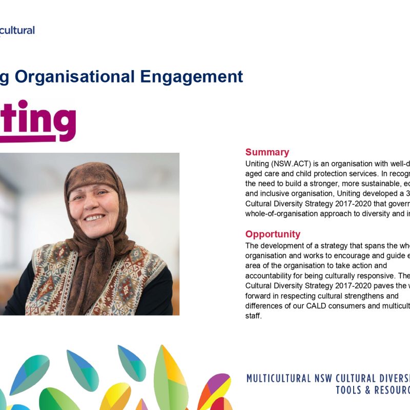 Growing Organisational Engagement – Uniting